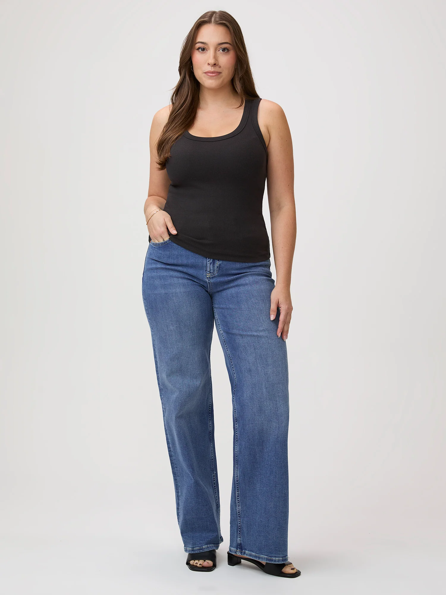 Black Ribbed Tank 2-Pack