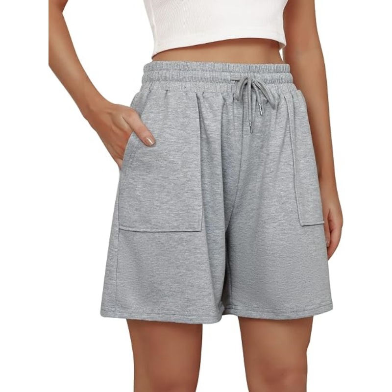 Women's High Waisted Sweat Shorts