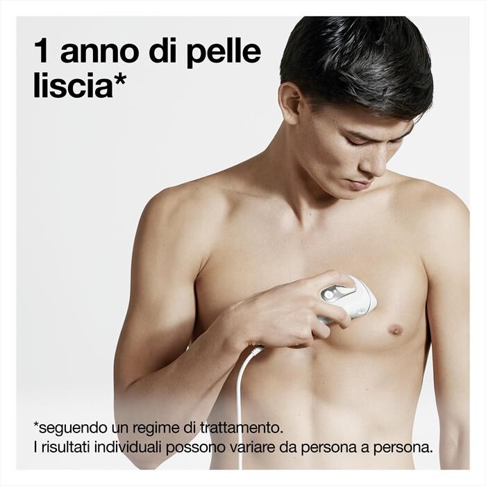 BRAUN - LUCE PULSATA PL5145-BIANCO/ARGENTO