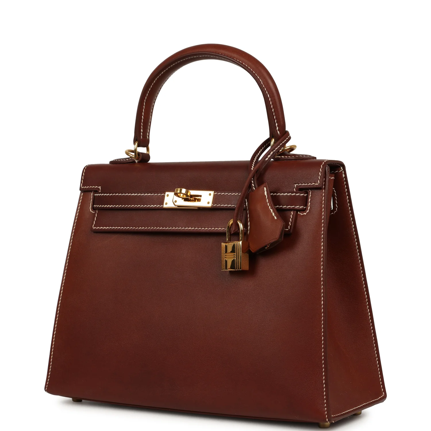 Hermes Kelly Sellier 25 Fauve Barenia Gold Hardware