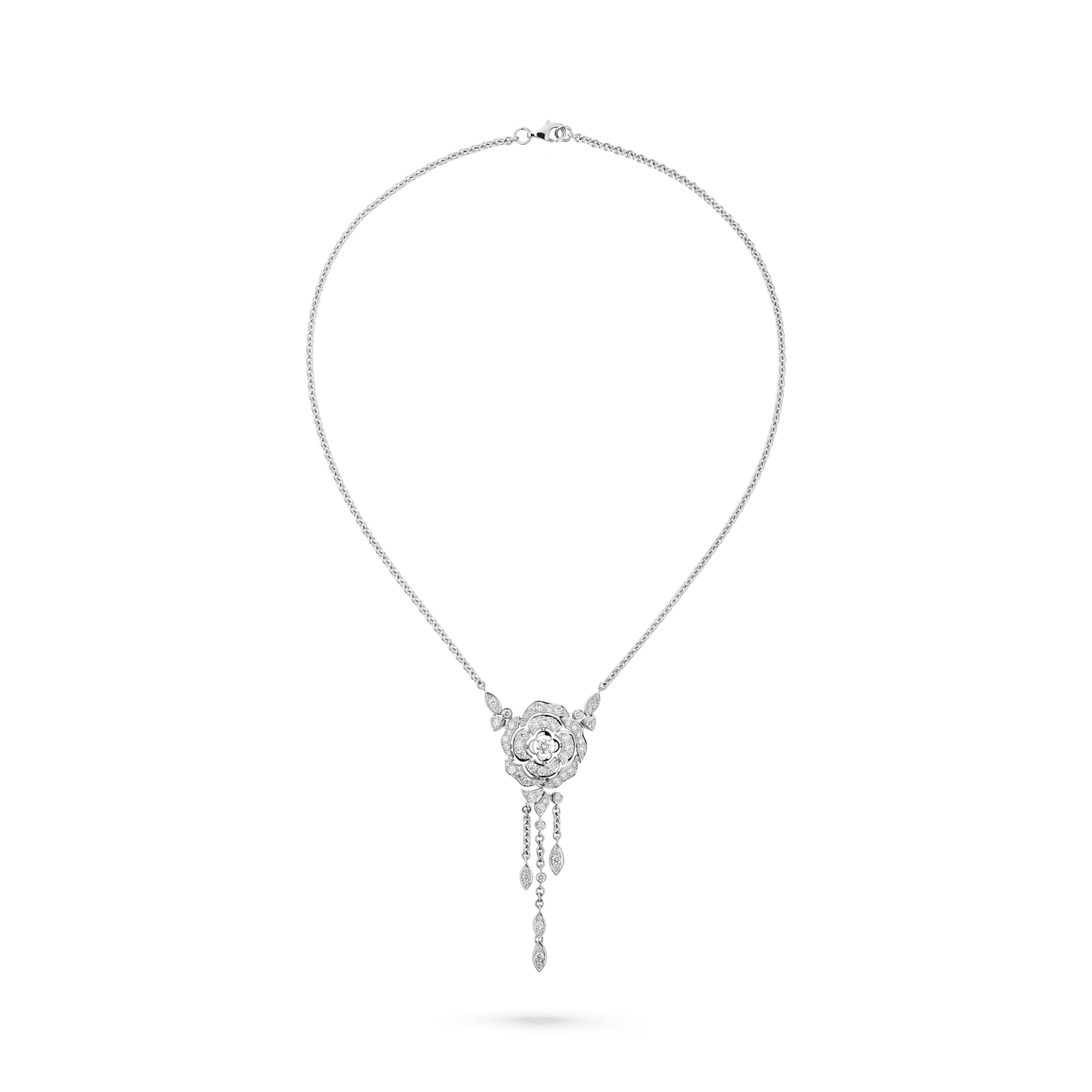 Bouton de Camélia transformable necklace