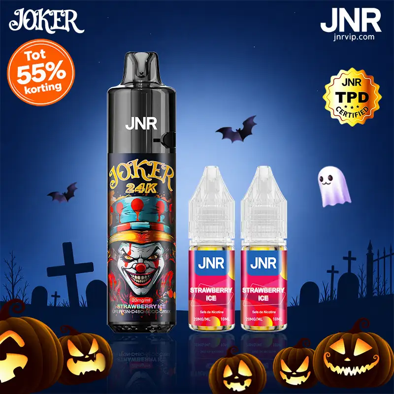 JNR Joker 24000 Puffs - Kit Pod Remplissable et Rechargeable - JNR VIP