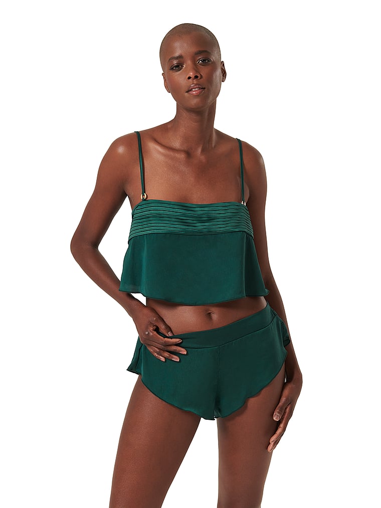 BLUEBELLA Stephanie Luxury Satin Crop Cami and Short Set