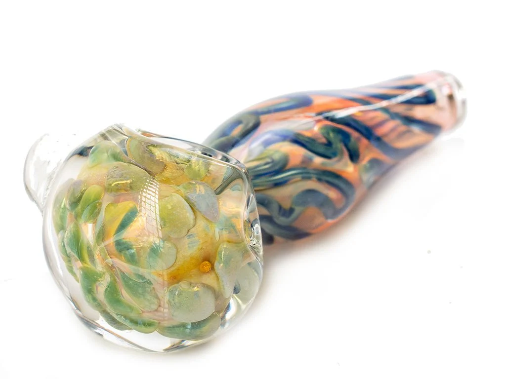 Gold Fumed Glass Pipe