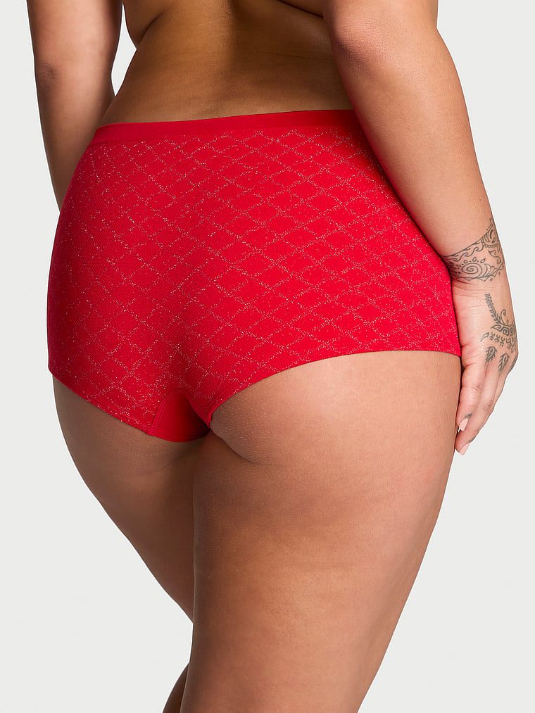 Seamless Seamless Boyshort Panty Lurex