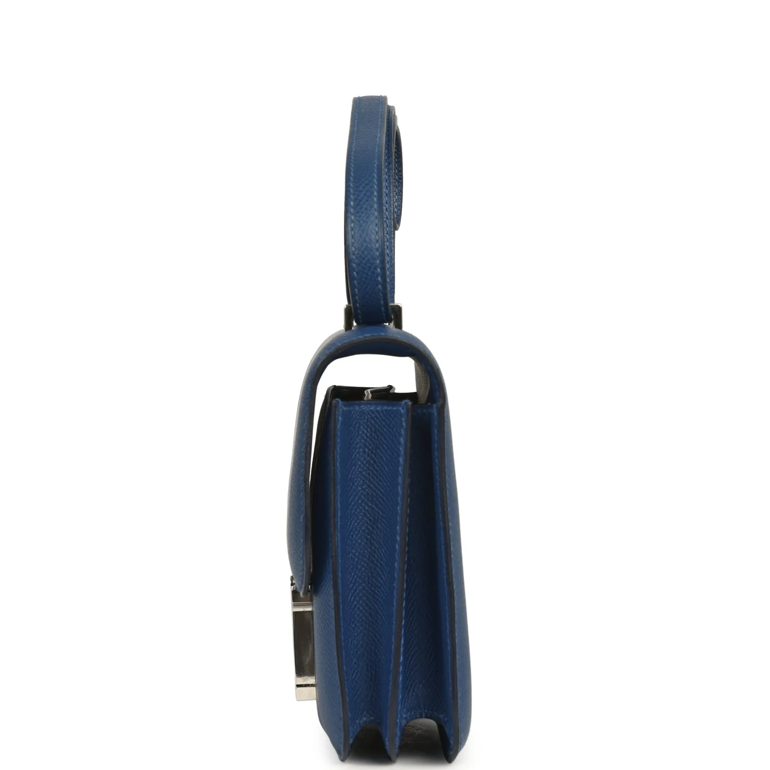 Hermes Constance 18 Bleu Tie Epsom Palladium Hardware