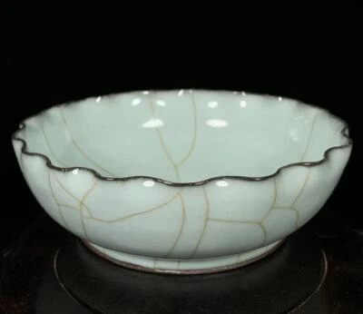 Old Chinese Guan Yao Guan Kiln Brush Washer Q1002