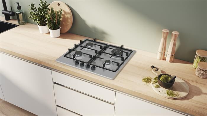 BOSCH - Piano cottura a gas PGH6B5K60 58,2 cm-Inox
