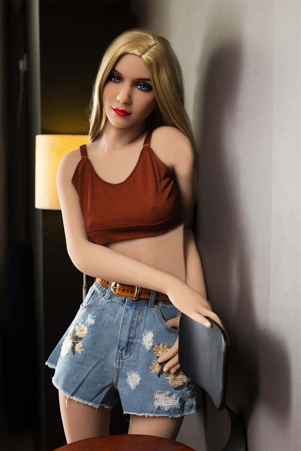 US Stock - 6YE 5ft45 / 166cm #16 Head TPE Full Size Sexy Blonde Sex Doll