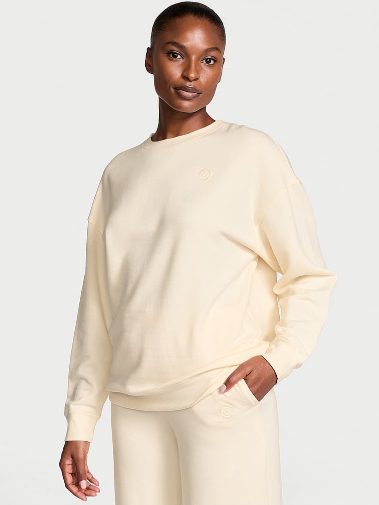 Victoria's Secret Brushed Modal Fleece Crewneck