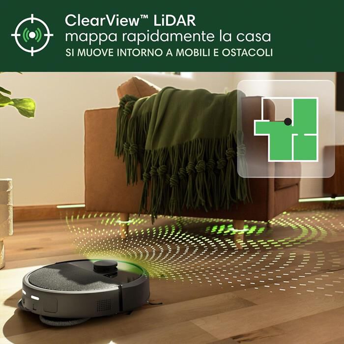 iROBOT - Aspirapolvere ROOMBA PLUS 405 COMBO AUTOWASH DOCK-Black
