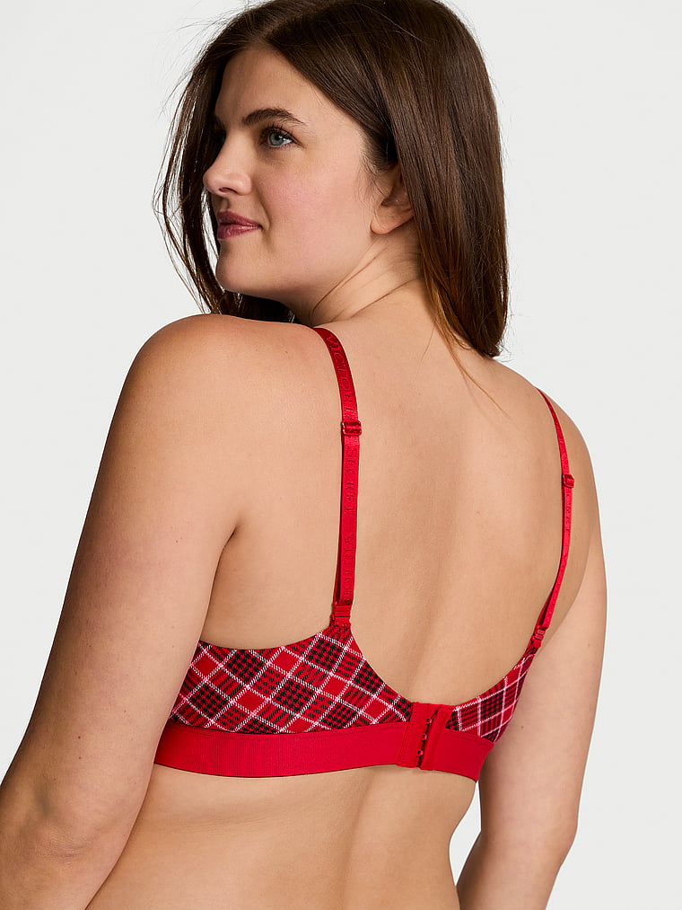 The T-shirt Shine Patch Lightly Lined Demi Bra Shine Patch