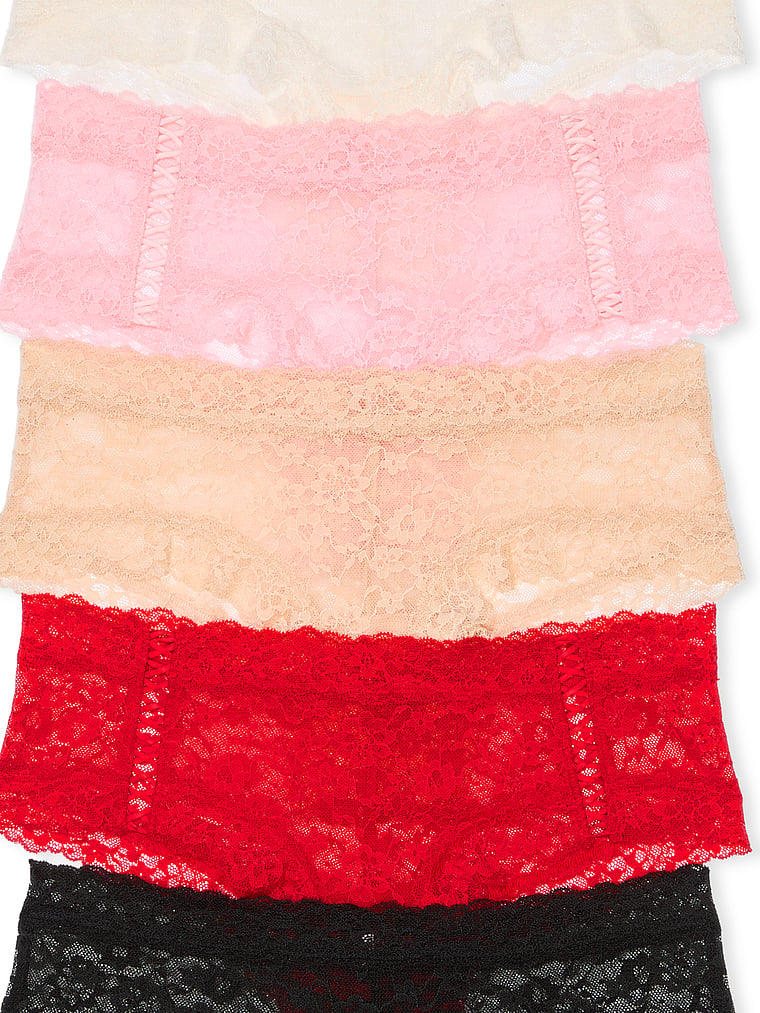 Victoria's Secret 5-Pack Lace Cheeky Panties Lace