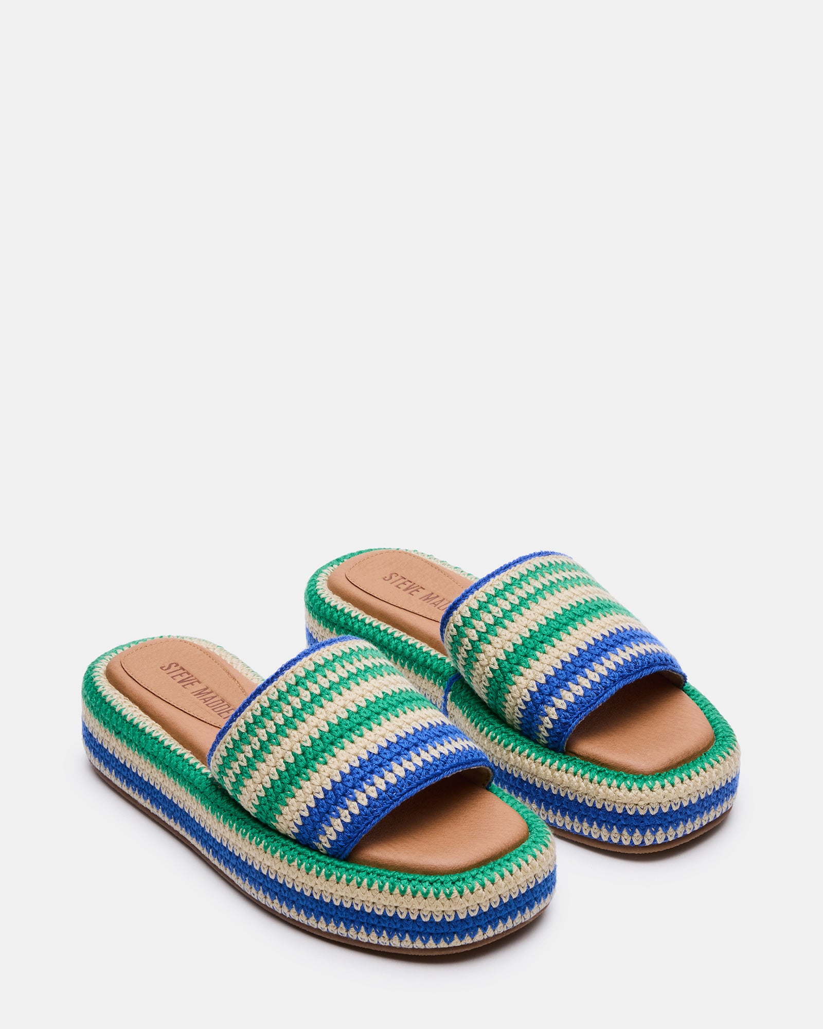 Beachy Woven Green Multi
