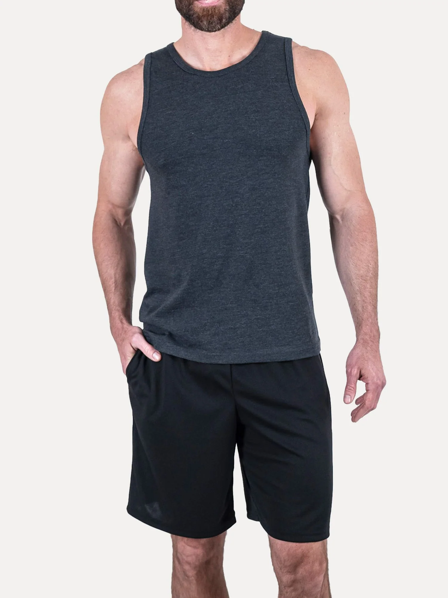 Charcoal Pacific Beach Tank Top FINAL SALE