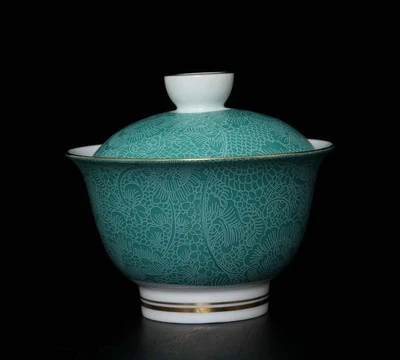 Qianlong Signed Chinese Famille Rose Cup W/flower