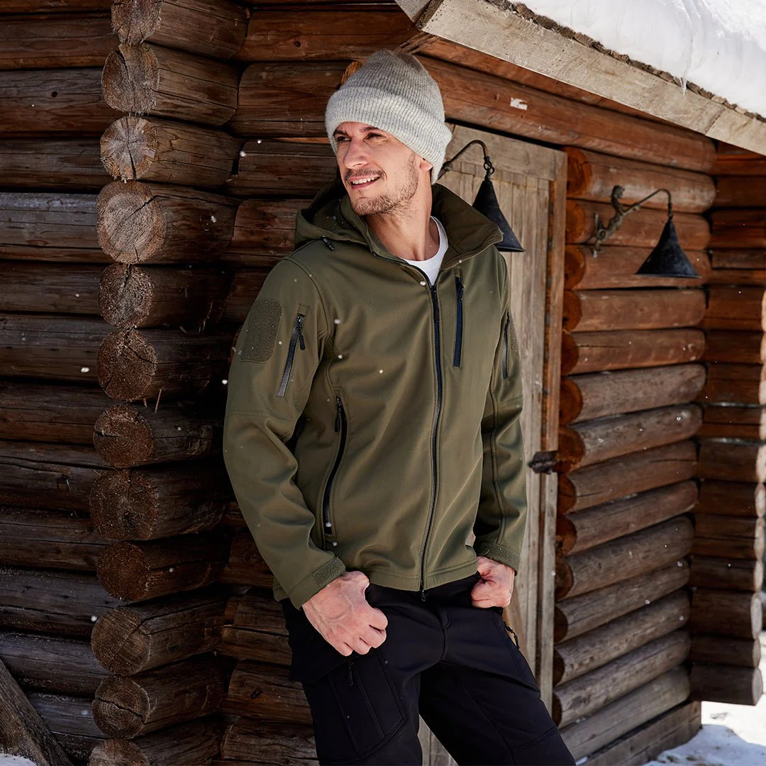Men's Jacket Water Resistant Windproof Tactical Coats