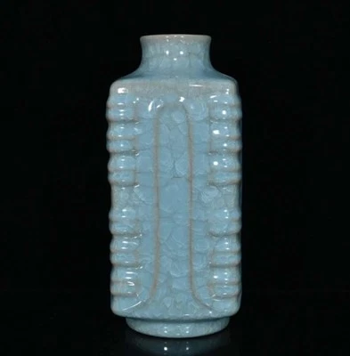 Old Chinese Ru Yao Ru Kiln Zong Vase N4301