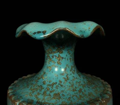 Old Chinese Song Jun Yao Jun Kiln Vase w/flower CK687