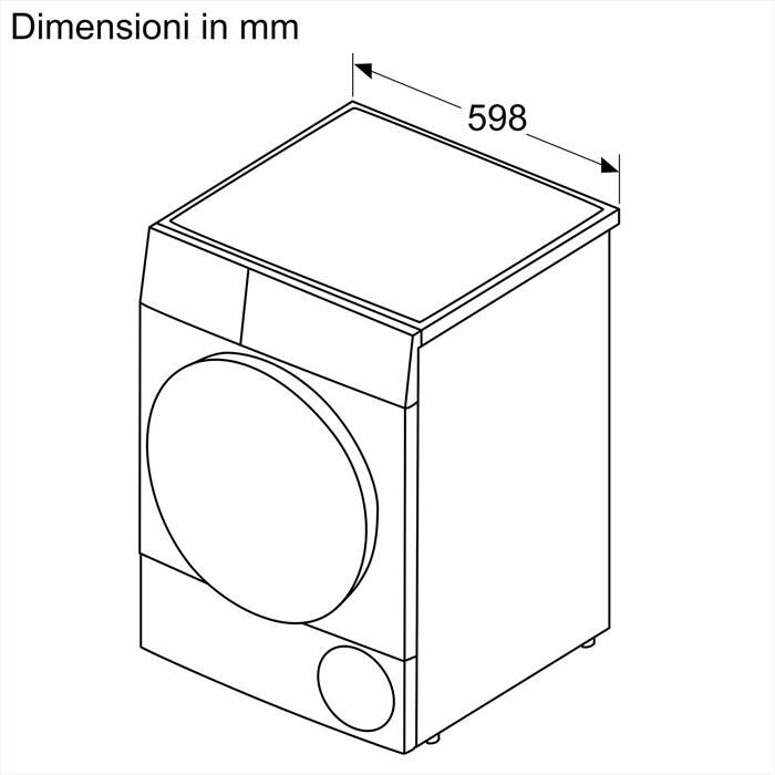 BOSCH - Asciugatrice Serie 6 WQG233D1II 8Kg Classe C-Bianco