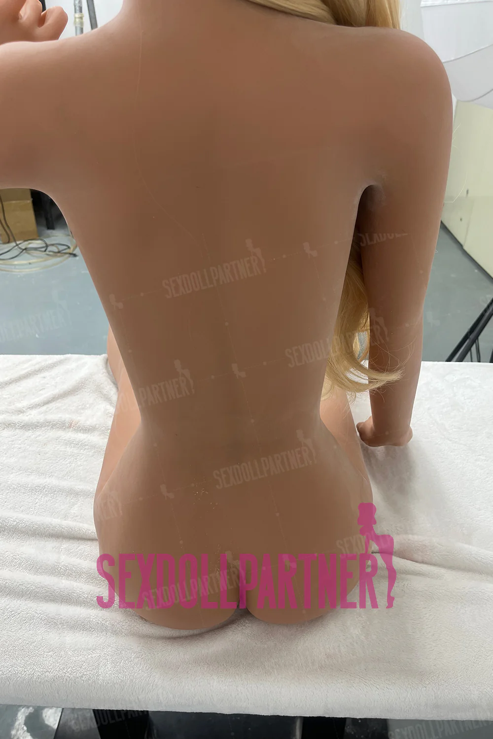 US Stock - Miya Plus 5ft15/ 157cm 139 Head TPE Blonde Girl Small Chest Real-life Sex Doll
