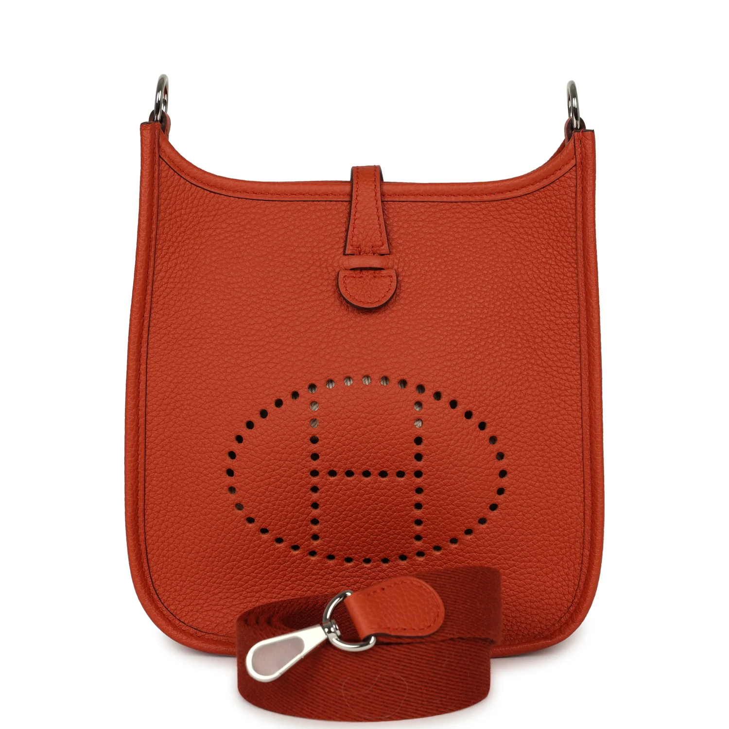 HERMÈS Evelyne TPM Terre Battue Maurice Palladium Hardware