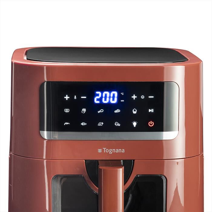 TOGNANA - Friggitrice ad aria IRIDEA-Rosso mela