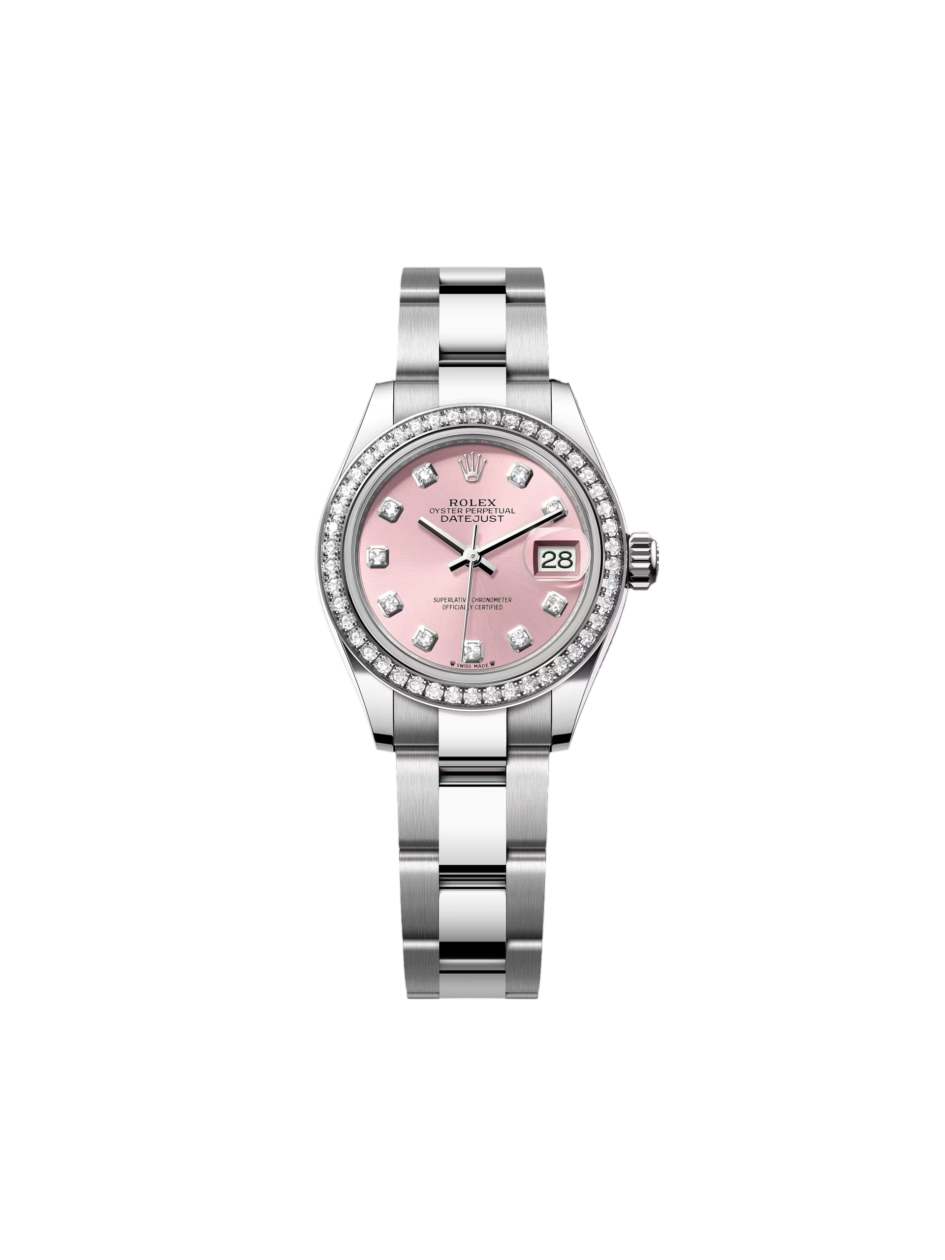 RLX Lady-Datejust 31mm 279384RBR Pink Dial Oyster Bracelet