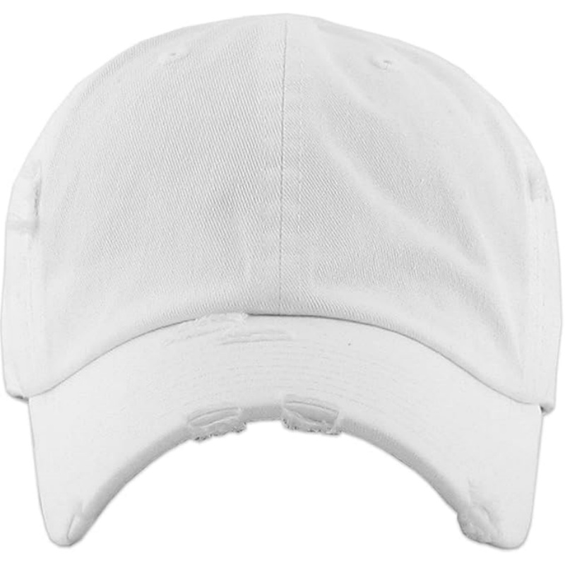 Vintage Washed Distressed Cotton Dad Hat