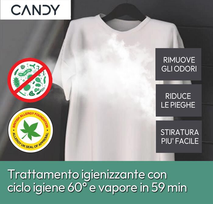 CANDY - Lavatrice BR 48B6-S 8 Kg Classe A-White