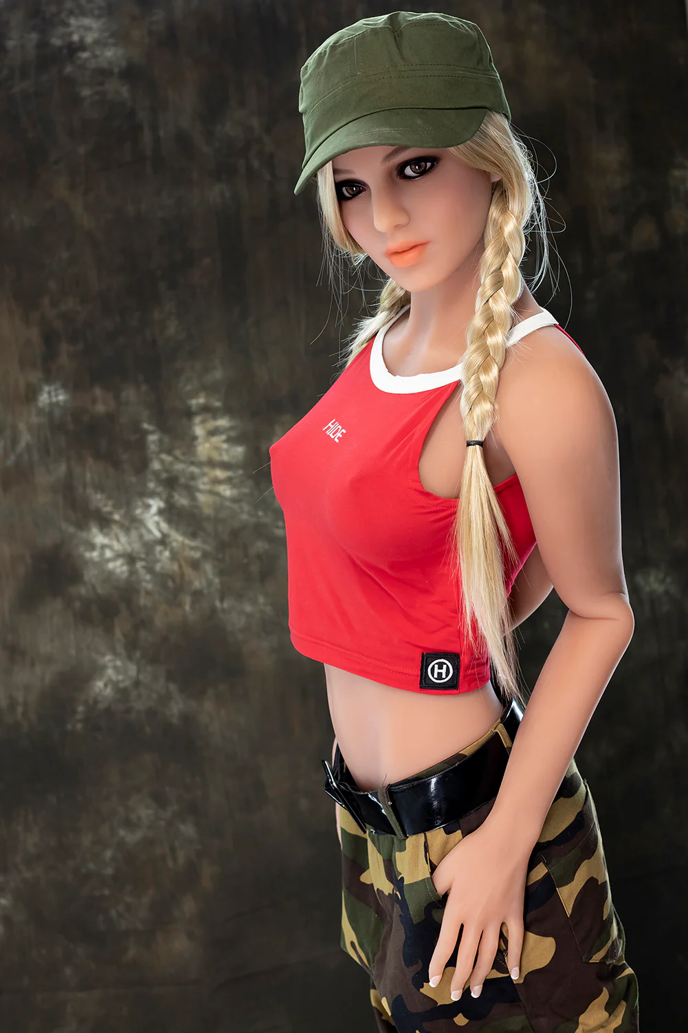 US Stock - Abigail 5ft45 / 166cm #174 Head TPE Hot Army Girl Sex Doll