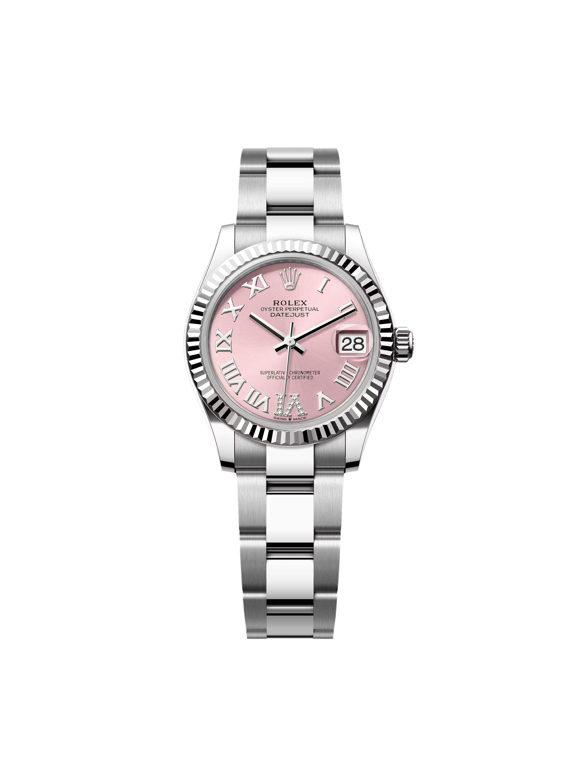 Rolex Datejust m278274-0023/0024 Pink 31mm Dial Oyster Watch