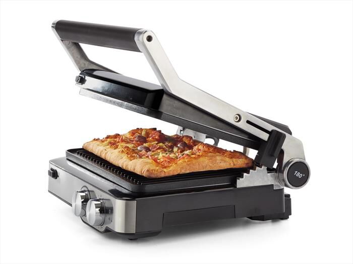 ARIETE - Griglia elettrica GRILL & TASTE 1918-nero, acciaio inossidabile