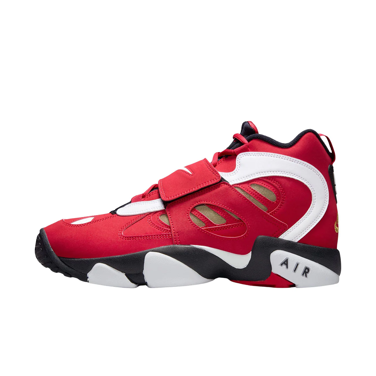 Nike Air Diamond Turf 2 (Prime Red/white-black-metallic Gold)