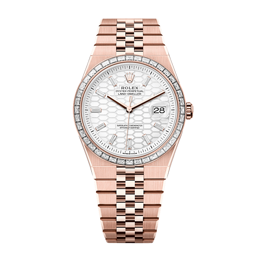 Land-Dweller 40 Everose gold and diamonds - United Luxury