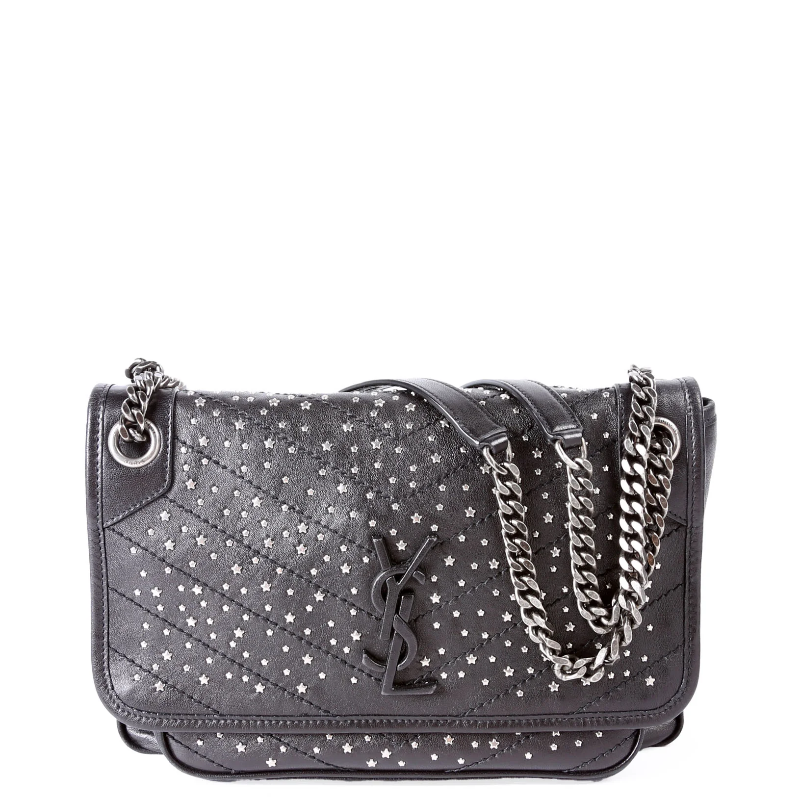 Niki Medium Stardust Studded Black/Silver
