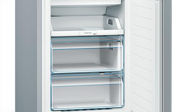 BOSCH - Frigorifero Combinato KGN36NLEA Classe E 186x60 cm-Metal look