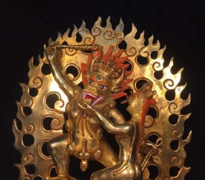 36CM Old Chinese Bronze Statue Buddha N1667