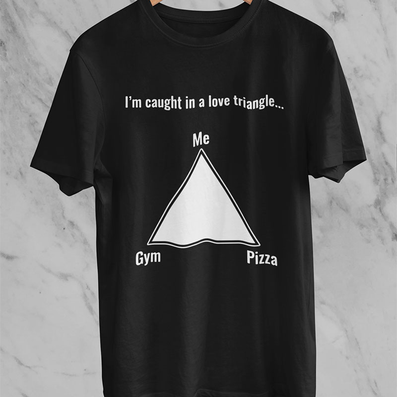 'GYM Love Triangle' T-shirt