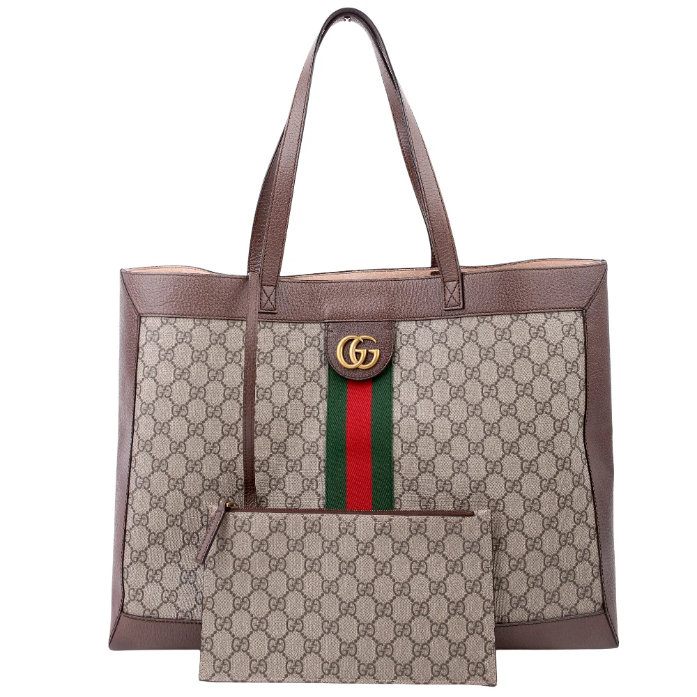 547947 Ophidia Soft GG Supreme Medium Tote Brown