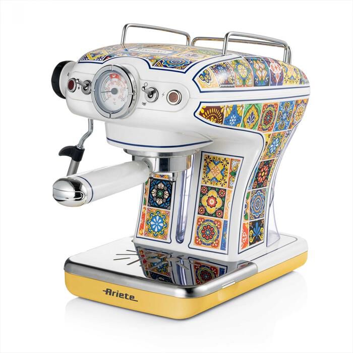 ARIETE - 1389/1P MACCHINA DA CAFFE ESPRESSO POSITANO-Multicolour,Yellow