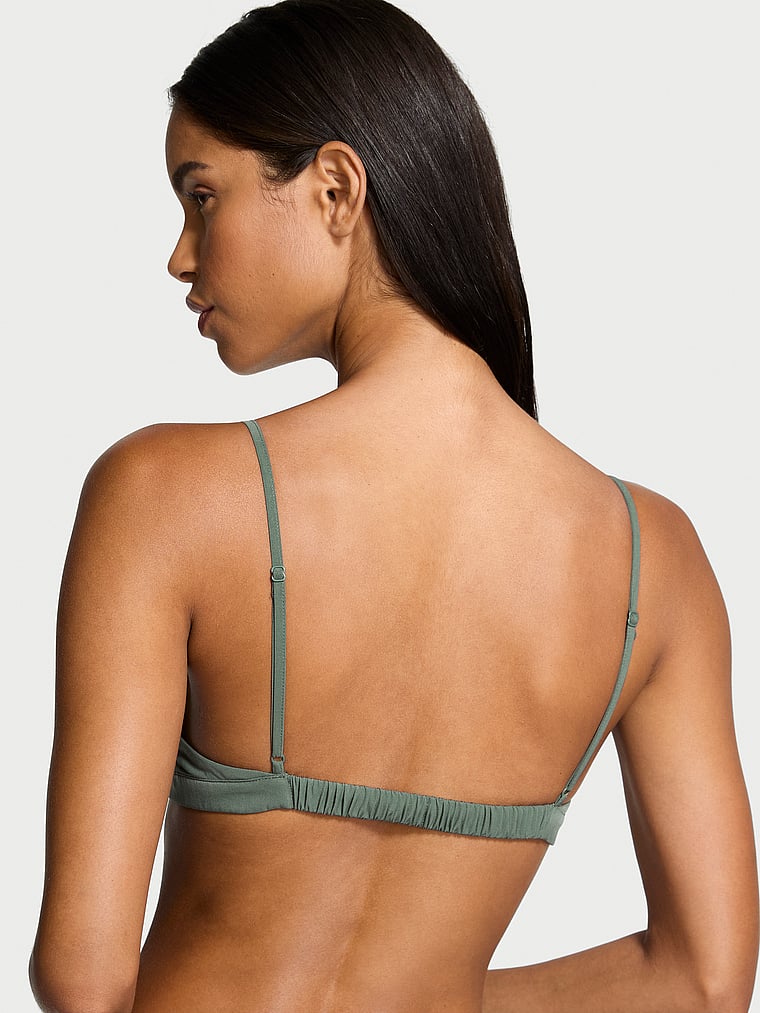 Victoria's Secret Luxe Crepe Triangle Bralette