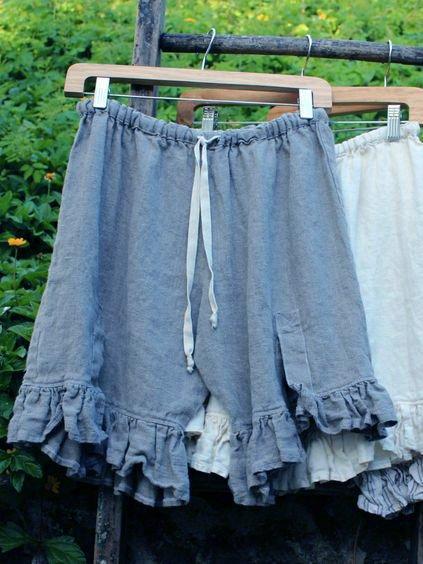Women Folds Casual Pants