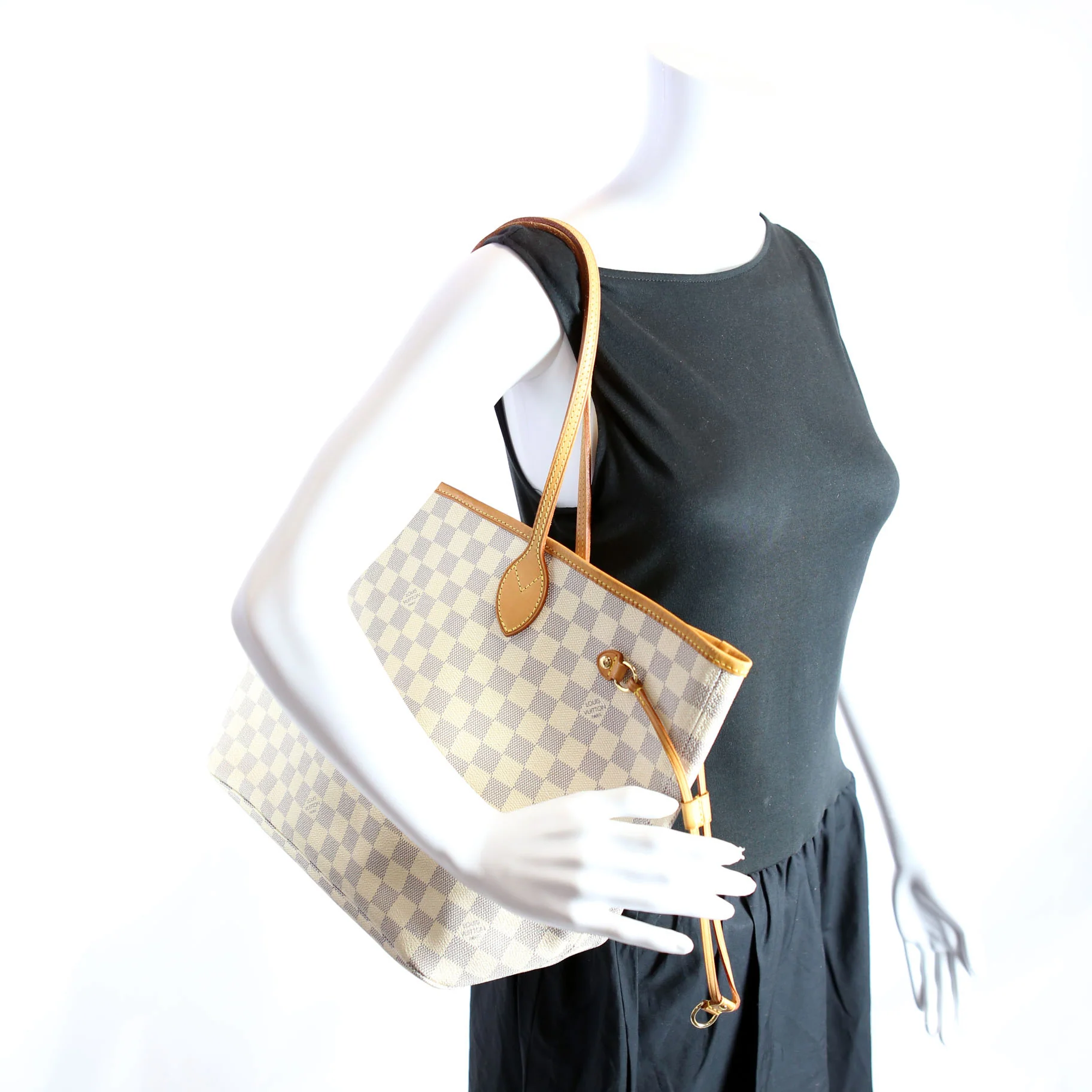 Neverfull MM Damier Azur Beige