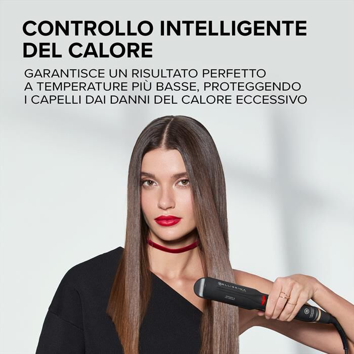 BELLISSIMA IMETEC - PIASTRA CON INFRAROSSI CREATIVITY INFRARED-Matt Black Glam Gold