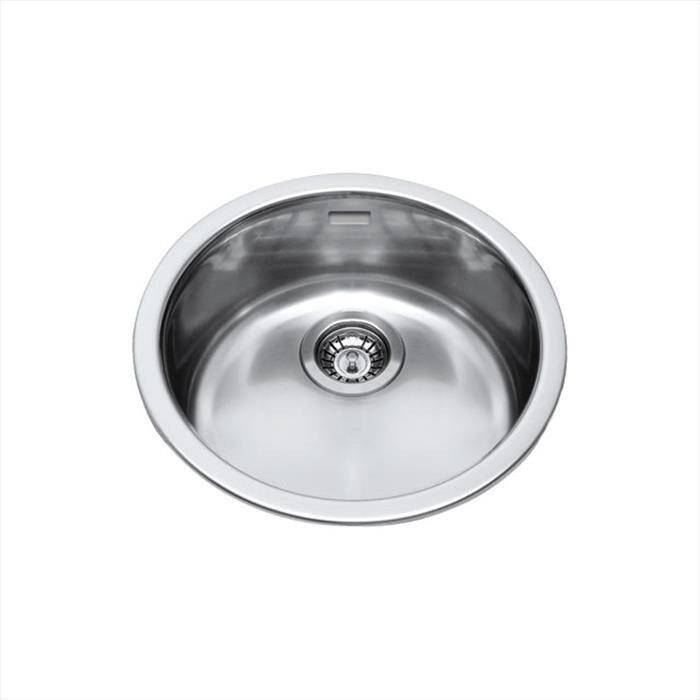 GLEM GAS - Lavello rotondo GLR43X2 1 vasche-INOX