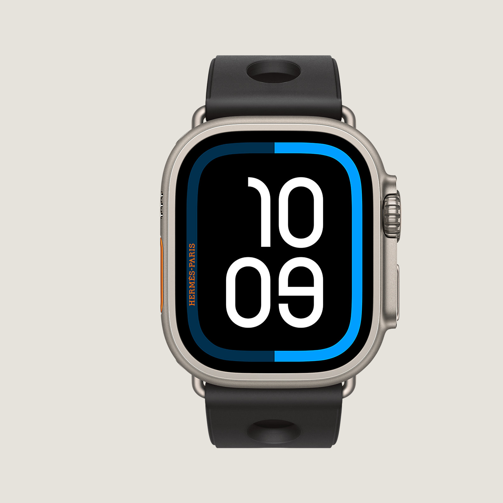 Ultra 3 case & Band Apple Watch Hermès Single Tour 49 mm Scub'H Diving