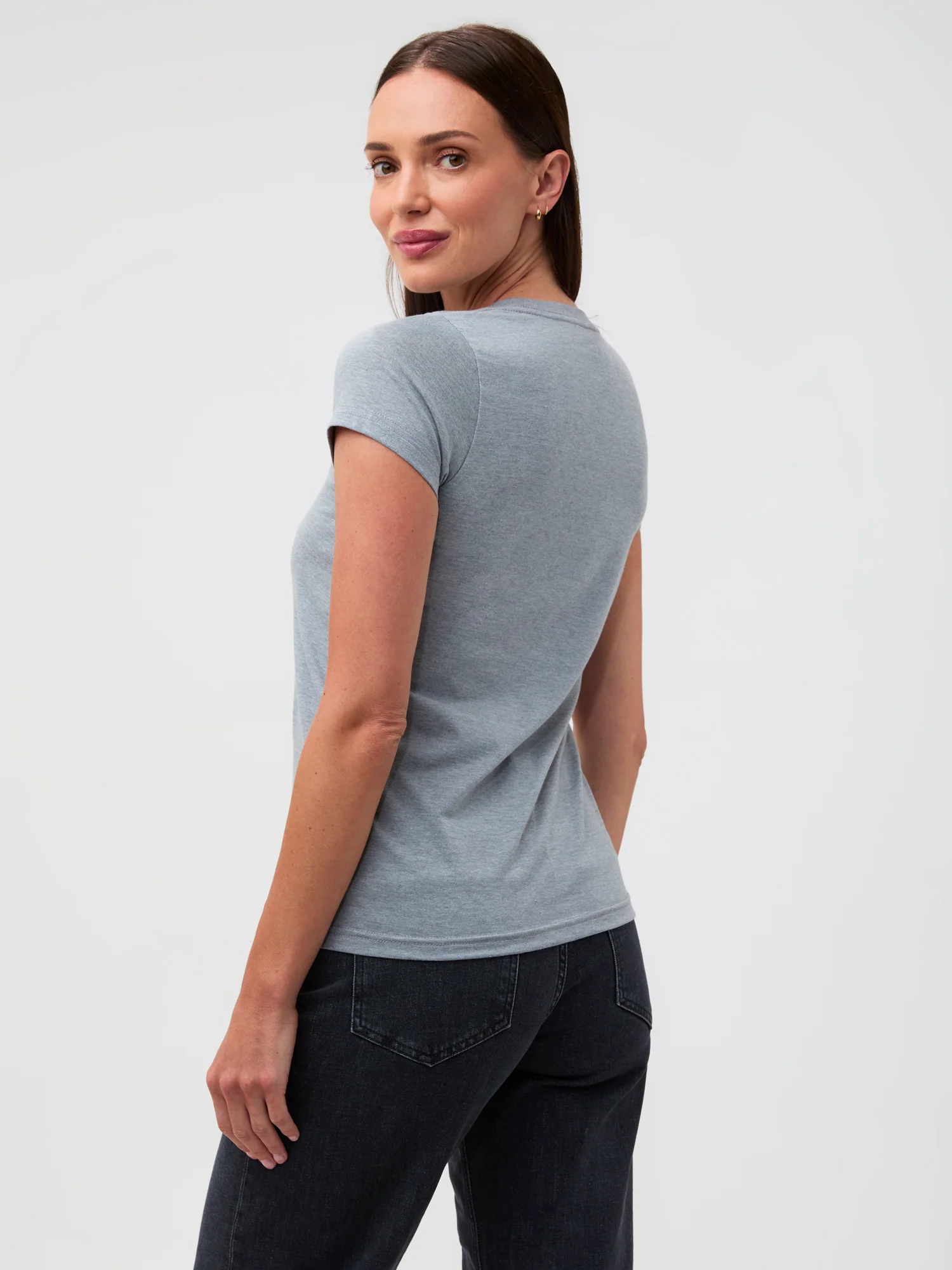Heather Grey Everyday Crew Neck Tee