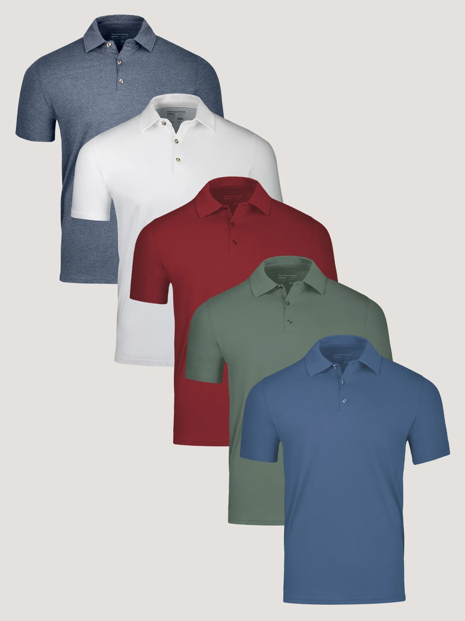 Summer Essentials Polo 5-Pack