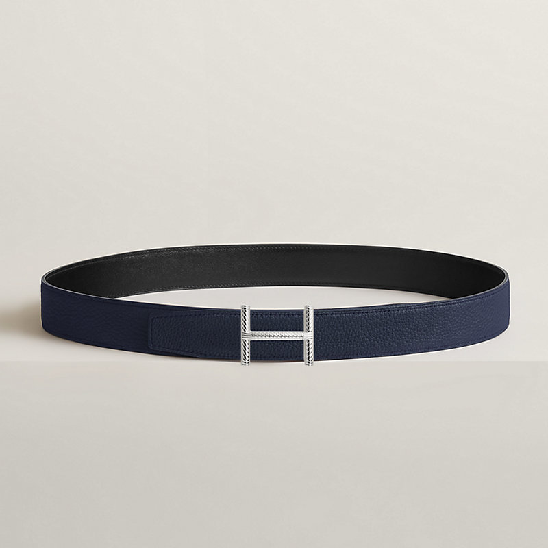 Hisseo belt buckle & Reversible leather strap 32 mm